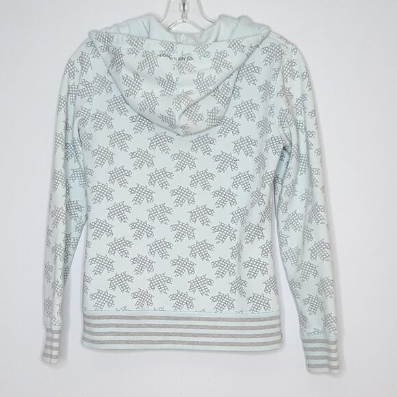 HBC Hudson's Bay Vancouver 2010 Olympics Ice Blue and Grey Hoodie Women's XS - Picture 5 of 13